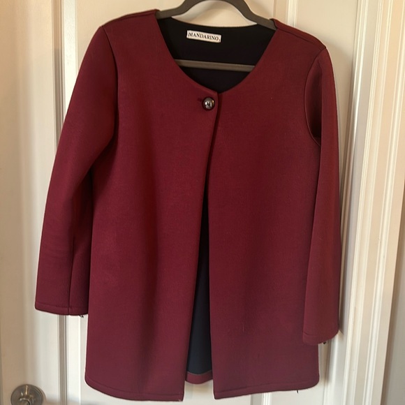 Mandarino Neoprene Blazer - Picture 1 of 1